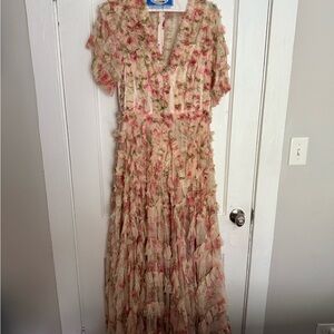 Needle & Thread Tiered Maxi Dress